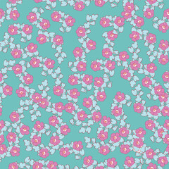 abstract flower patterns in various patterns, motifs, for textures, backgrounds and other digital needs