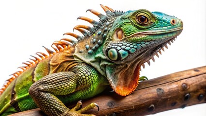 Fototapeta premium iguana on a branch