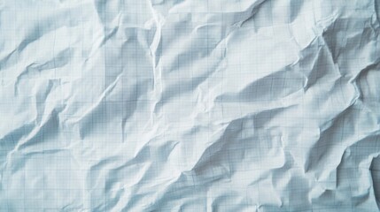Obraz premium Crumpled Gridded Paper Texture