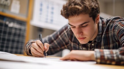 Mathematics student solving complex integration problems with a focus on detailed calculations and graphical solutions