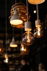 lamps on the ceiling