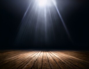 dark room with spotlight background