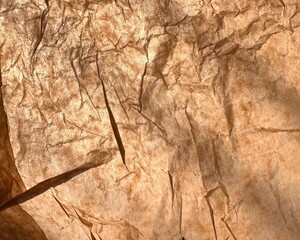 close up of crumpled paper texture