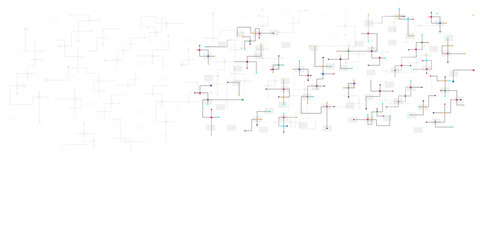 Vector creative idea of modern design with abstract geometric background