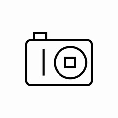 disposable camera icon sign vector