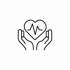 life insurance icon sign vector