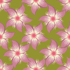 abstract flower patterns in various patterns, motifs, for textures, backgrounds and other digital needs