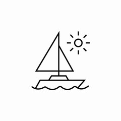 spade anchor icon sign vector