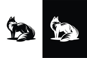 Fox  icon line out vector illustration design on white background.