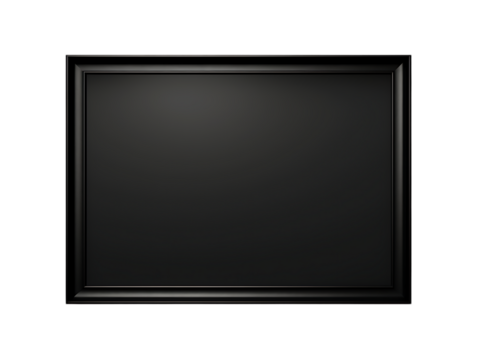 A Black Board - PNG Cutout