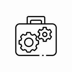 work experience icon sign vector
