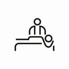 massage therapy icon sign vector
