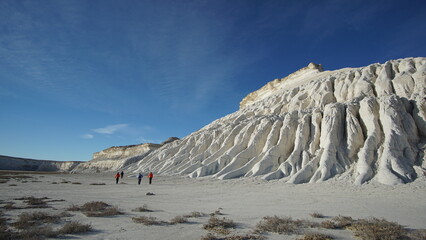 Chalk mountain at Kazakhstan 