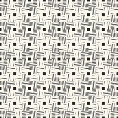 Black And White Tile Check Pattern