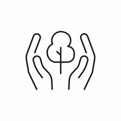 plant protection icon sign vector