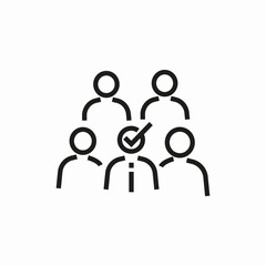 work group icon sign vector