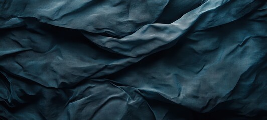 Obraz premium A close-up of an empty bed with rumpled sheets, symbolizing restless sleep and insomnia, depicted in a minimalistic style