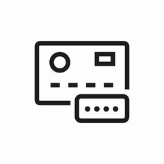 business card icon sign vector