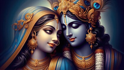 Radha and Krishna