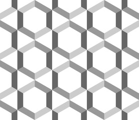 Vector geometric pattern. Modern geometric background with hexagons.