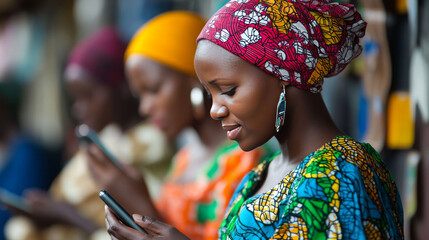 People from Africa use their phones and credit cards to send money online to anyone in the world.