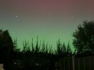 Northern Lights over Bexhill on sea, east Sussex, United kingdom on the 10th of October 2024