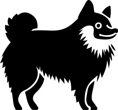 black dog silhouette clip art preview
