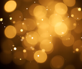 sparkly golden bokeh effect adds colorful blurred abstract background special occasion
