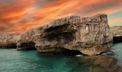 Tramonto sulla scogliera di Santa Maria di Leuca 2906c07