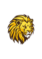 lion head vector