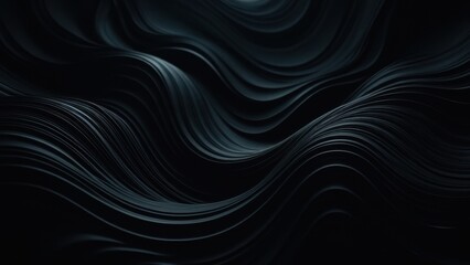 Fototapeta premium Dark absract background featuring swirling shapes and gradients, perfect for modern designs, tech presentations, or artistic projects. High-resolution image for versatile use.