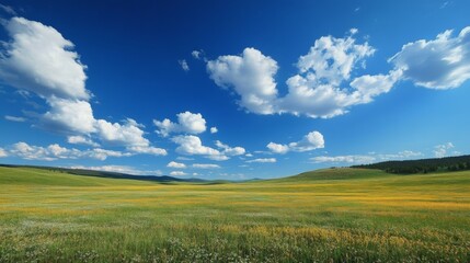 Sunny Meadow Landscape