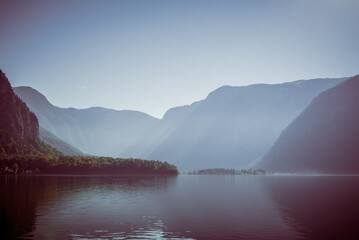 Widok na jezioro Hallstat, Austria, Alpy, Górna Austria © grzegorz_pakula