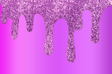 Purple dripping glitter background, Dripping Glitter Background
