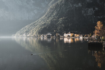 Widok na jezioro Hallstat, Austria, Alpy, Górna Austria © grzegorz_pakula