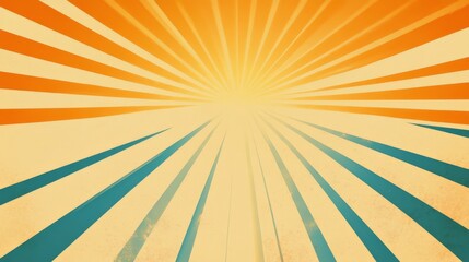 Fototapeta premium Radiant Retro Sunburst Background