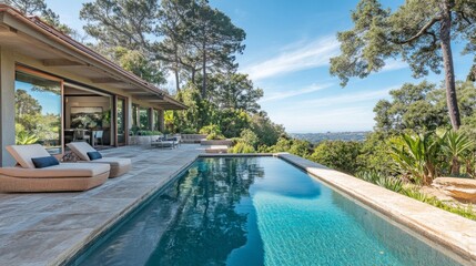 Luxury Hillside Retreat with Infinity Pool