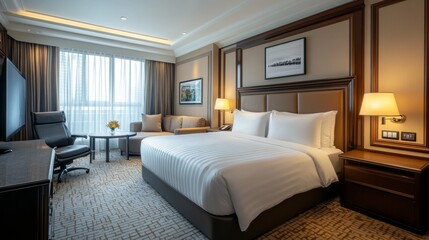 Modern Hotel Room Interior
