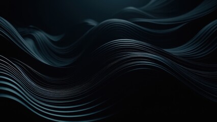 Naklejka premium Moody dark absract background with bold contrasts and fluid forms. Great for wallpapers, promotional graphics, or artistic showcases. Enhance your project with this striking design.