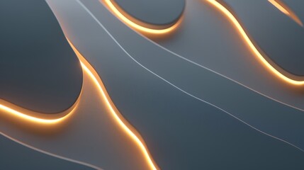 Abstract background forming a wavy pattern with light trails