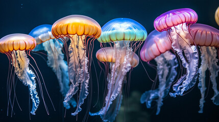 Beautiful jellyfish desktop background