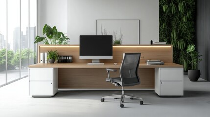 Modern Office Desk Setup