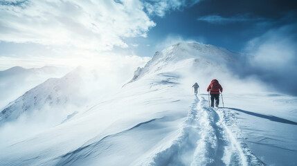 Alpine climbing 