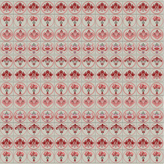 Classic oriental seamless pattern design for regal elegant fabric.