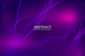 Abstract Background with flowing lines. Pattern of gradient design. Dynamic waves. Vector illustration.