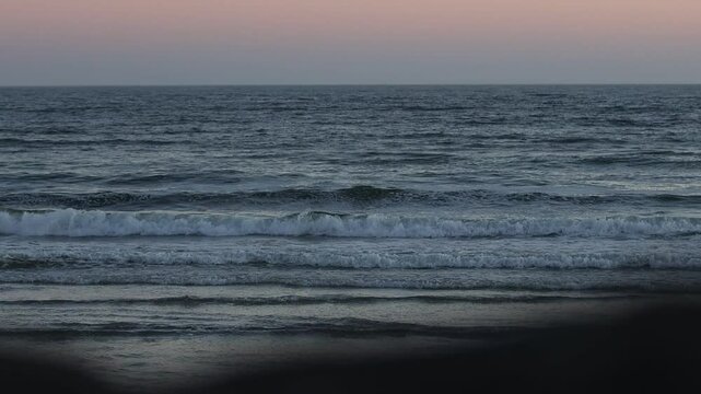 Calming Waves at Night