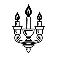 sconce icon or modern line symbol. Vector line art and icon design with bold outline. Black and white Pixel Perfect minimalistic symbol isolated white background. Silhouette simple thin sign