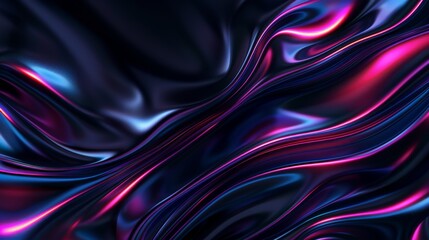 Obraz premium Abstract background forming an elegant and futuristic wallpaper with its silky waves
