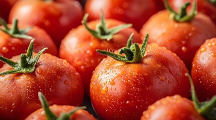 Fresh red tomatoes, close up