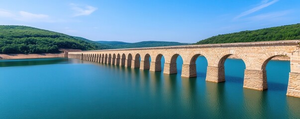 engineering marvel of controlling water s power, ancient aqueduct, human harnessing water